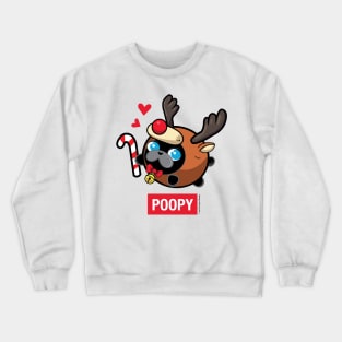 Poopy Christmas Pug Crewneck Sweatshirt